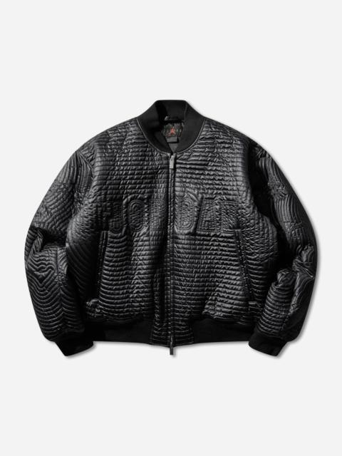 Jordan Men's Flight Nylon Varsity Jacket Black