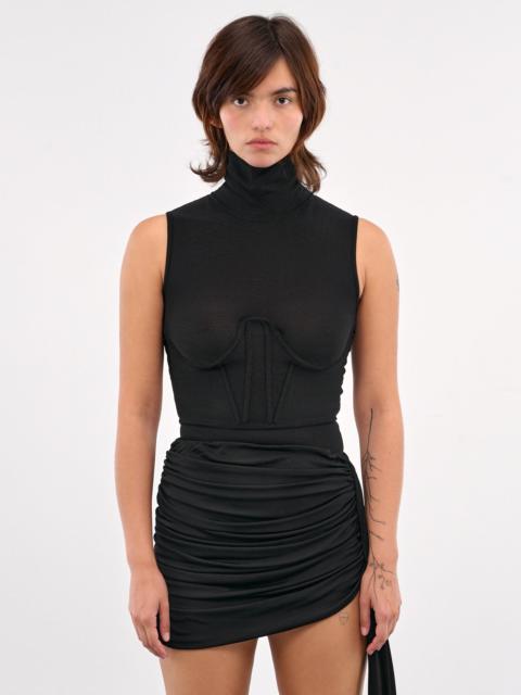 NENSI DOJAKA Turtleneck Corset