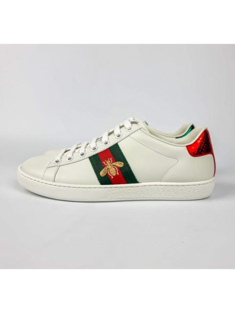 GUCCI GUCCI Ace Bee White Women's Sneakers New (Women's size:11;)