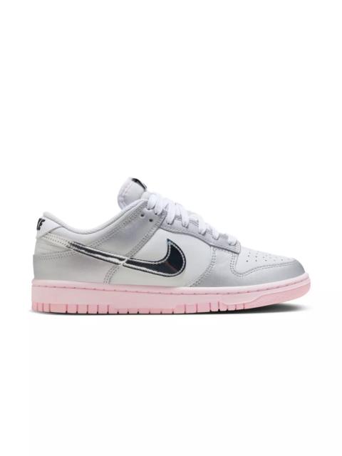 Nike Dunk Low LX "Photon Dust/Metallic Silver/Pink Foam" Women's Shoe