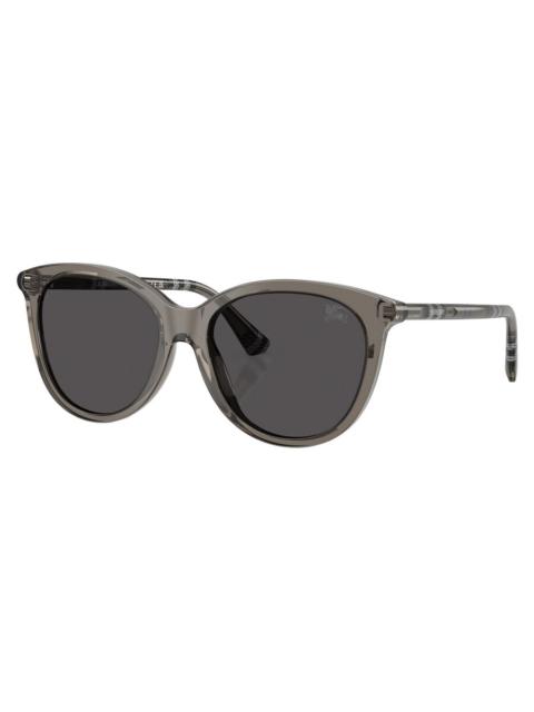 Burberry Burberry Dark Grey Oval Ladies Sunglasses BE4455 416087 55