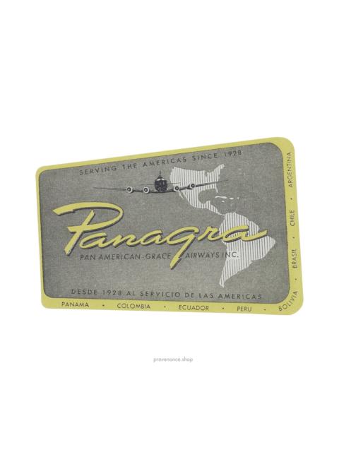 Louis Vuitton Airline Label Postcard Sticker- PANAGRA