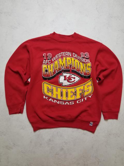 Other Designers Logo 7 - VTG 90s Kansas City Chiefs Heavy Weight 1993 AFC Western
