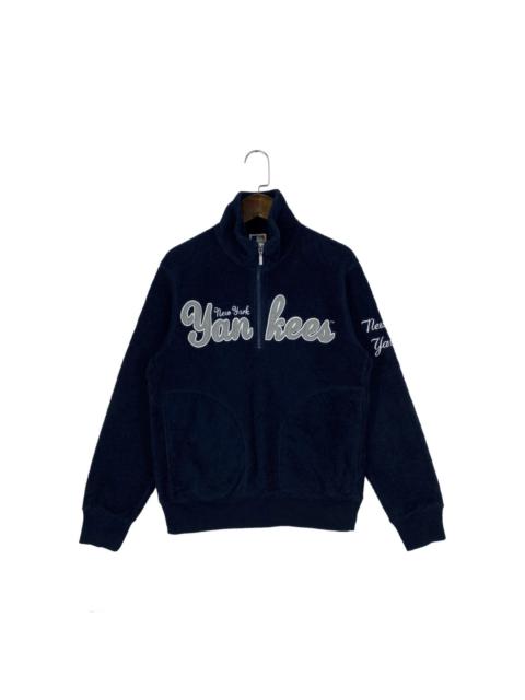 Other Designers Vintage New York Yankees Uniqlo 2006 Half Zip Fleece