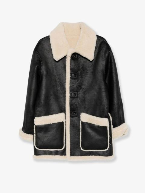 Dunst Dunst Reversible Eco-Shearling Jacket Black