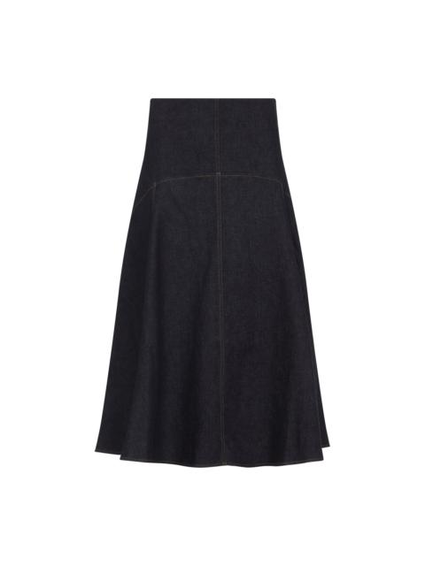 JACQUEMUS Jacquemus Triangle De-Nimes Midi Skirt Women