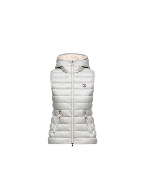 Moncler MONCLER Glycosse $1525 Women's Gray Down Vest New (Women's s