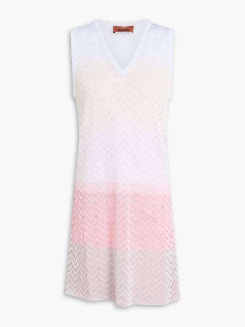 Missoni Crochet-knit mini dress