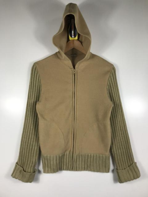 Other Designers ⚡️Vintage Pattern Hooded Sleeve Knit Sweater Jacket