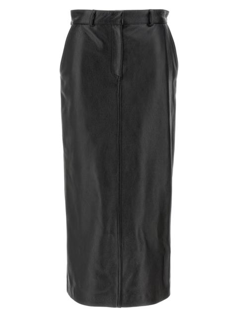 TOTEME 'Grained Leather' skirt
