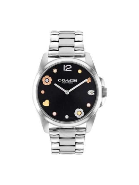 COACH Coach Greyson Quartz Crystal Black Dial Ladies Watch 14504024