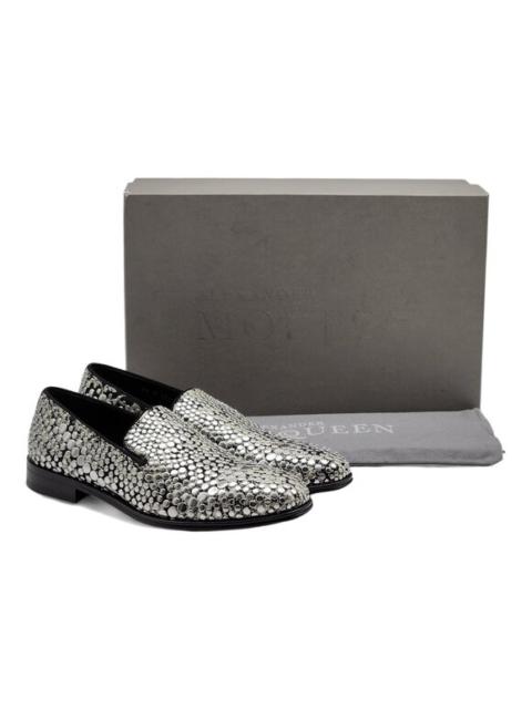 Alexander McQueen Alexander McQueen Silver Studded Loafers 40 (7US)