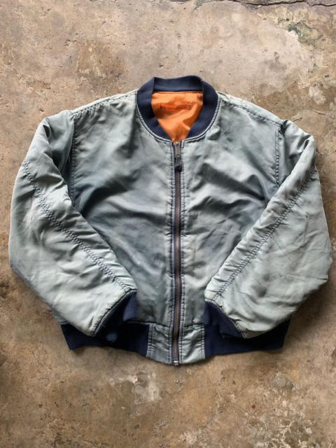Other Designers Alpha Industries - Vintage Sun Faded MA-1 Flying Jacket