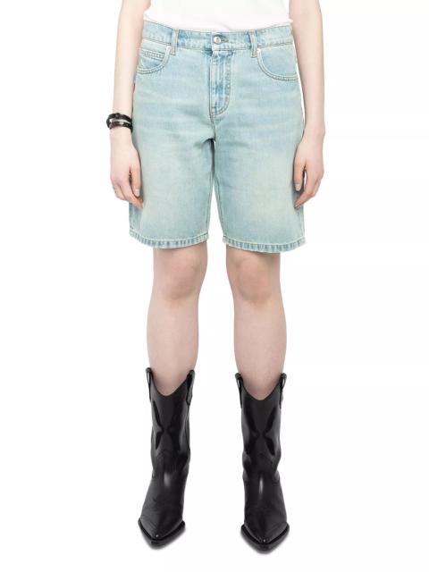 Zadig & Voltaire Sady Denim Bermuda Shorts
