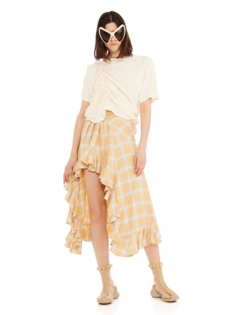 Collina Strada SUNNY PLAID FLORIST SKIRT