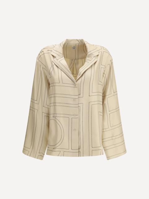 TOTEME Silk-twill Top