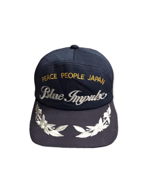 Other Designers Vintage Peace People Japan Blue Impulse Hats