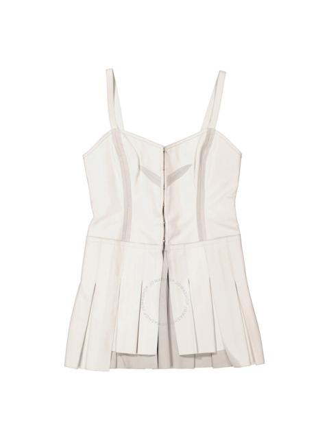 Other Designers Alyx Ladies White Leather Corset Top