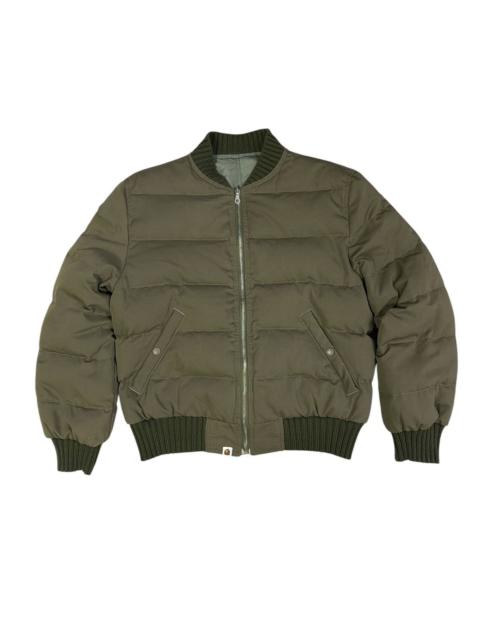 A BATHING APE® A BATHING APE BAPE MA-1 REVERSIBLE BOMBER JACKET