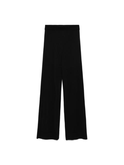 wide knitted trousers
