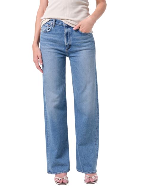 AGOLDE AGOLDE Ren High Waist Wide Leg Jeans in Measure M Ind at Nordstrom