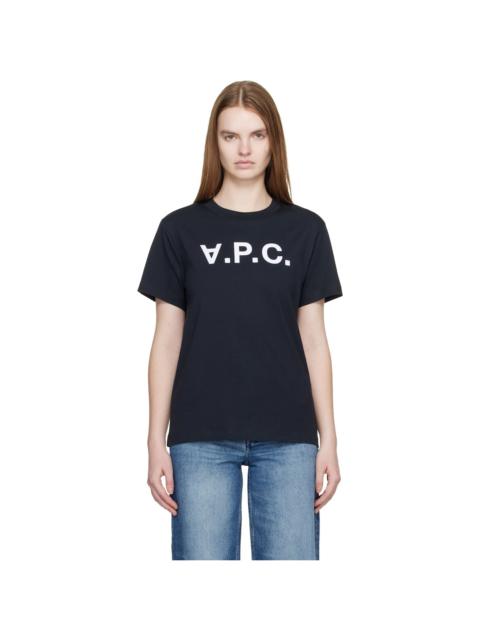 A.P.C. Navy Standard Grand 'VPC' T-shirt