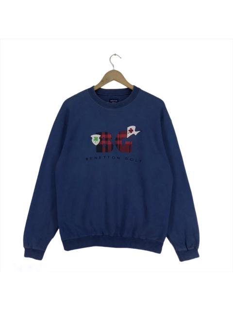 Other Designers Benetton - Vintage Benetton Golf Sweatshirt Pullover Crewneck