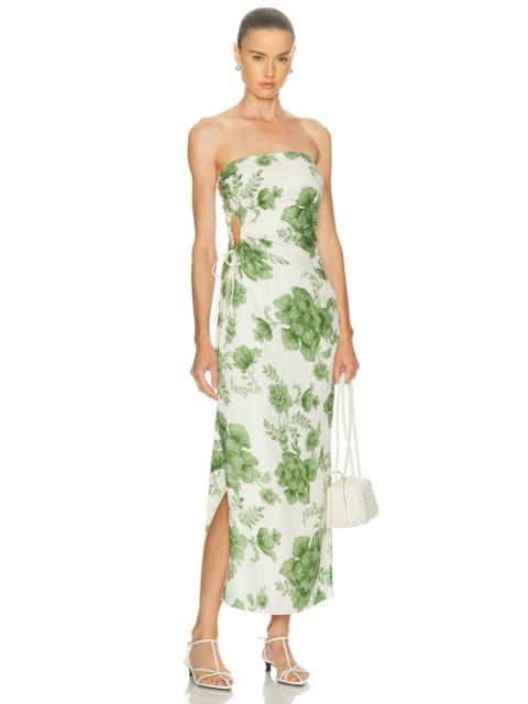 SIR. Gardella Strapless Midi Dress