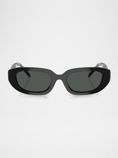 TORY BURCH TY7219U Rectangular Acetate Sunglasses