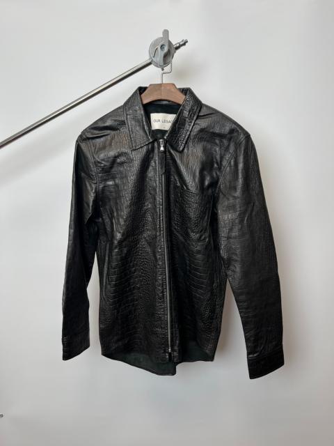 Our Legacy Our Legacy Crocodile LeatherJacket