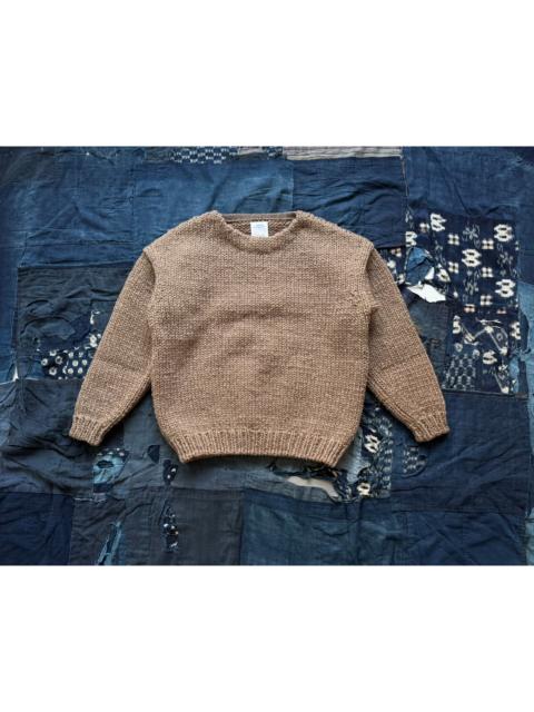 visvim VISVIM 25AW Amplus Boatneck Hand-Knit Sweater – Naturally Dyed Wool-Cashmere Blend