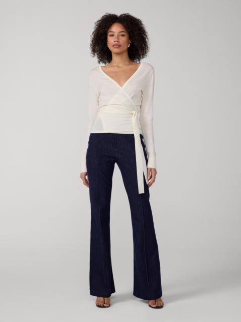 DIANE VON FURSTENBERG Ballerina Wrap Top