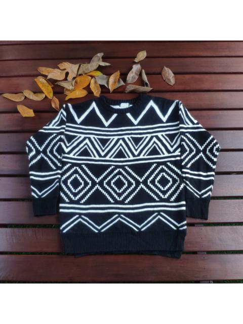 Other Designers Vintage - Vintage Knit Sweater Native Style by Browny