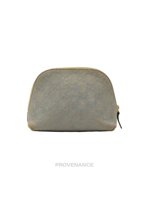 GUCCI Gucci Zip Cosmetic Pouch - Powder Blue