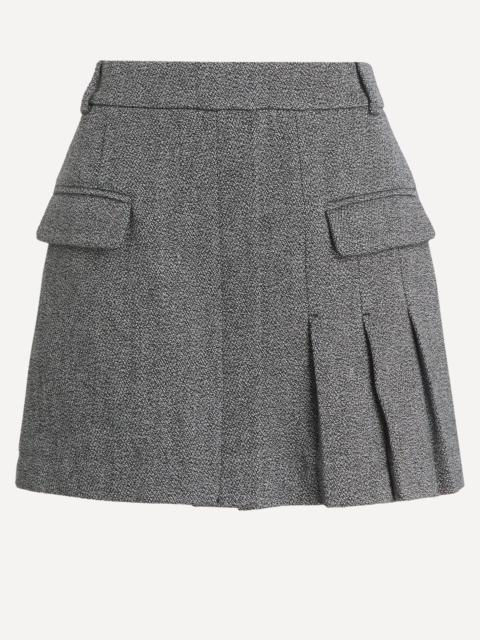 GANNI Mouline Suiting Mini Skirt