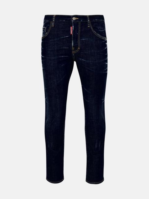 DSQUARED2 BLUE COTTON SKATER JEANS
