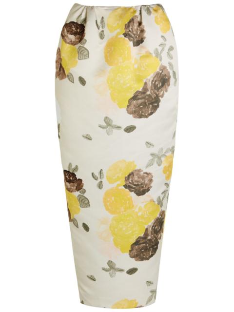 BERNADETTE Bernadette Damian Floral-print Midi Skirt