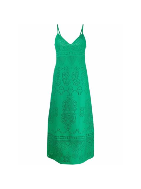Valentino Valentino Garavani Heavy Lace Long Dress