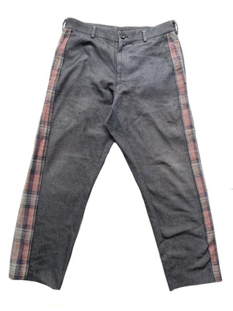 Comme Des Garçons Vintage 2002 CDGH Red Tartan Striped