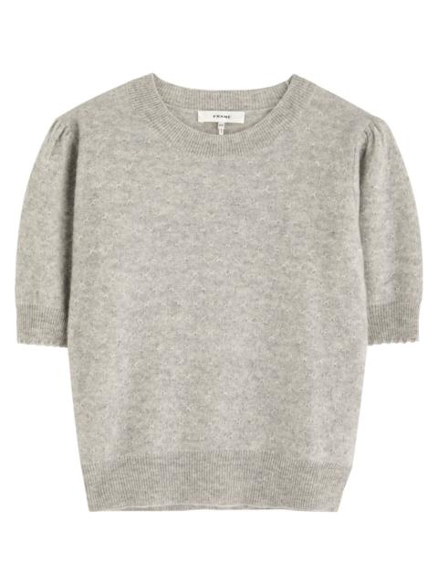 Frame Pointelle-knit Cashmere Jumper