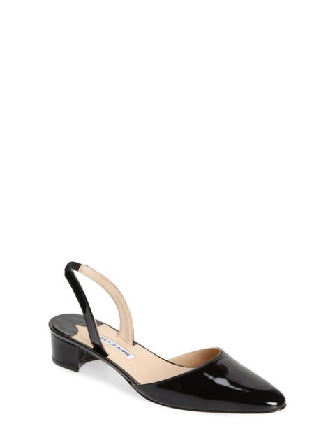 Manolo Blahnik Aspro Block Heel Slingback Pump