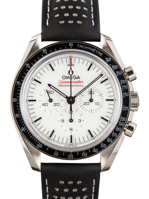 OMEGA Omega Stainles Steel Speedmaster White Dial Moonwatch Professional