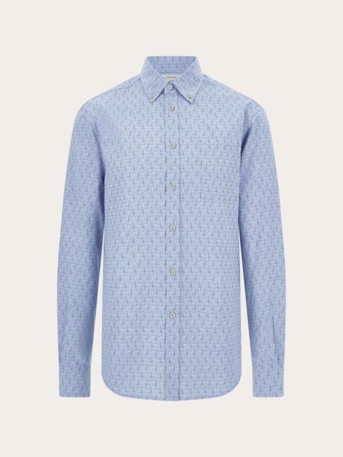 FERRAGAMO Ferragamo Monogram shirt
