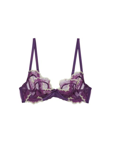Fleur du Mal Hendrix Embroidery Demi Bra