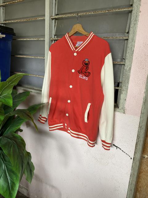 Other Designers Varsity - 🔥 STEALS 🔥 Vintage Elmo Embroidery Varsity Jacket