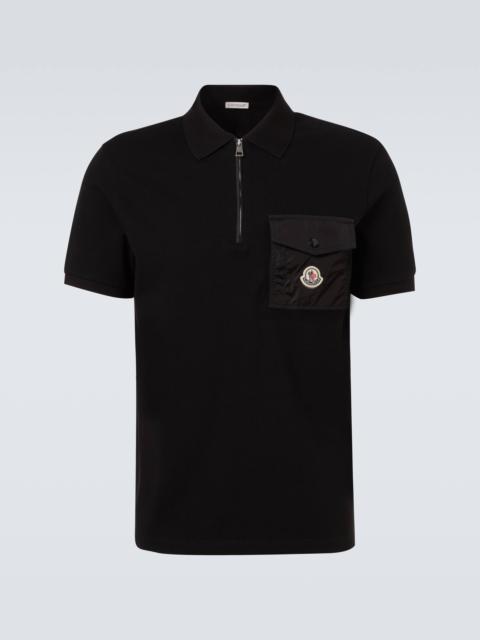 Moncler Cotton piqué polo shirt