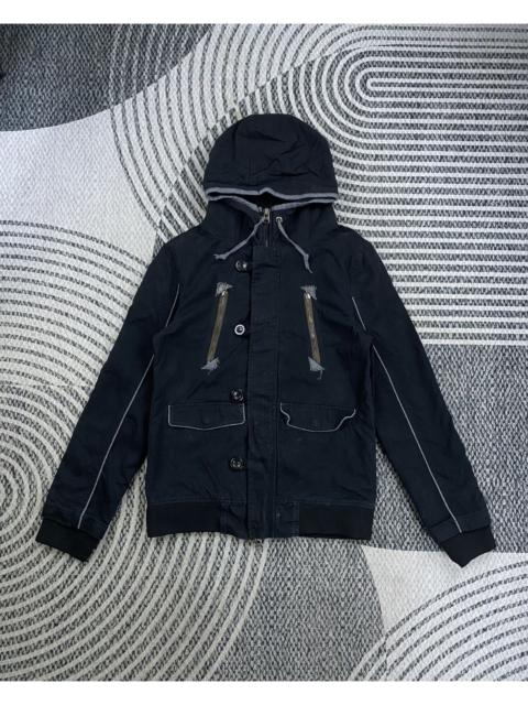Other Designers Japanese Brand - Vtg Clone Devgru Multipocket Hooded Jacket