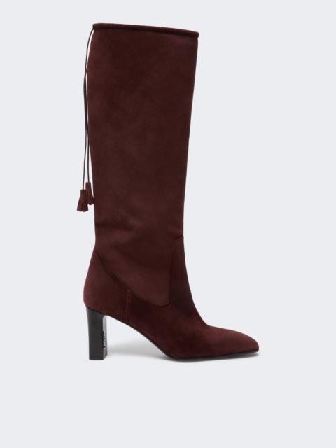 Max Mara SLOUCHYBOOT Soft suede boots