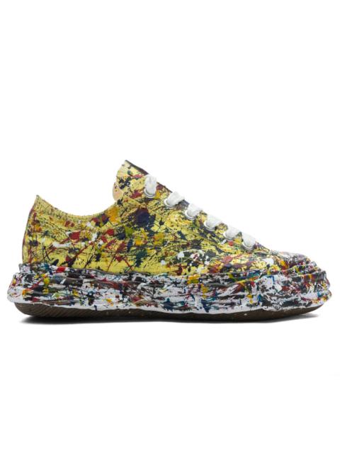 Maison MIHARAYASUHIRO PETERSON 23 LOW OG SOLE SPUTTERING CANVAS - YELLOW