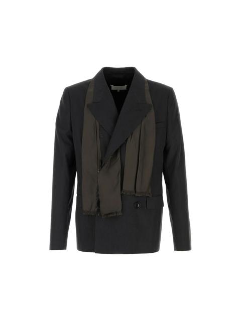 Maison Margiela MAISON MARGIELA Black Wool Blazer New & Authentic (Men's siz